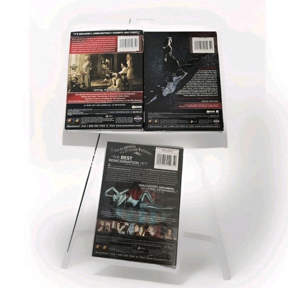 American Horror Story Bundle Seasons 1, 2 And 4 - Freak Show Factory Sealed - Picture 3 of 12